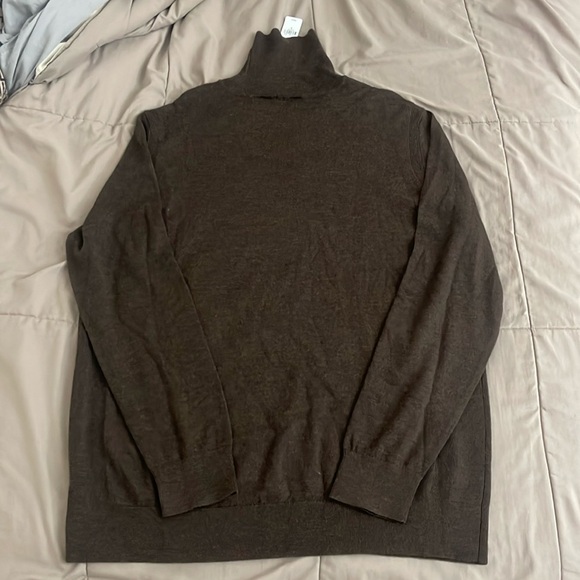 Turtleneck Merino Wool Sweater - Picture 1 of 8